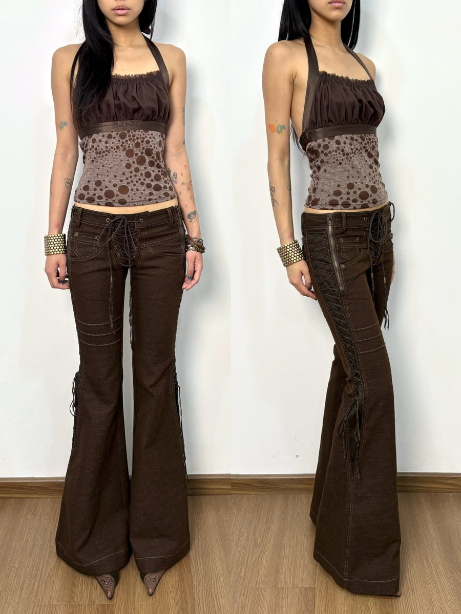 Pleated Dot Splicing Sling